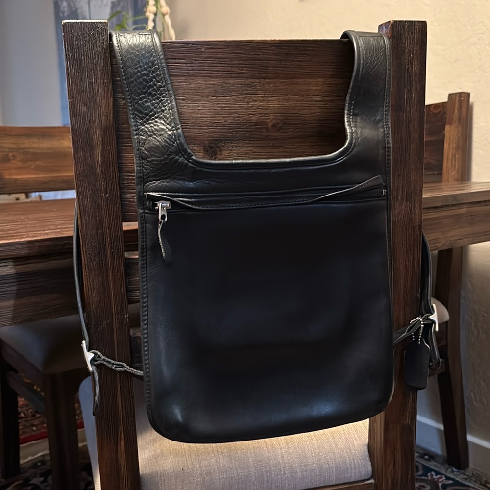 Vintage Black Coach Backpack